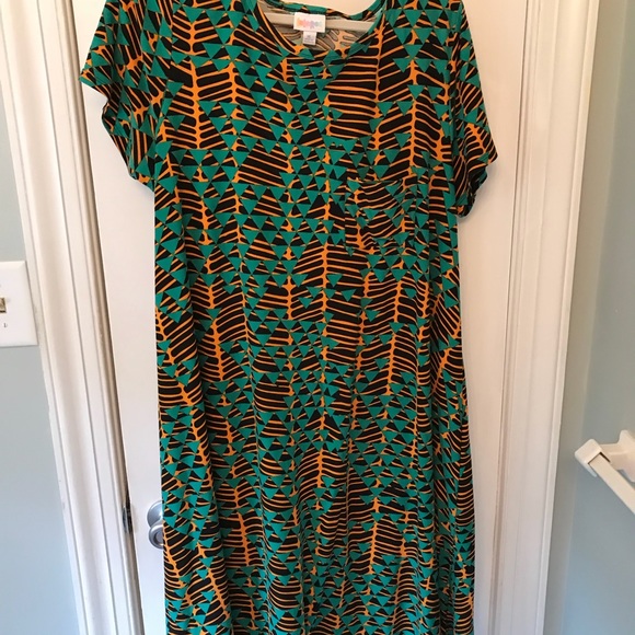 Xl Leggings Material Lularoe Carly EUC - Picture 5 of 5